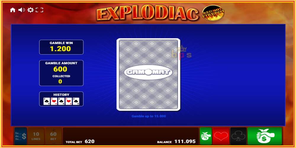 Игровой слот Explodiac Red Hot Firepot