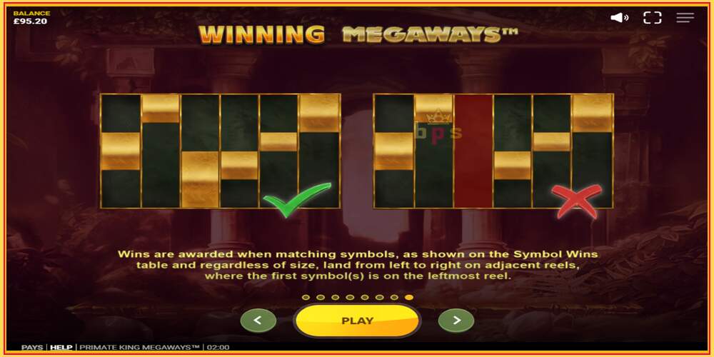 Слот за игра Primate King Megaways