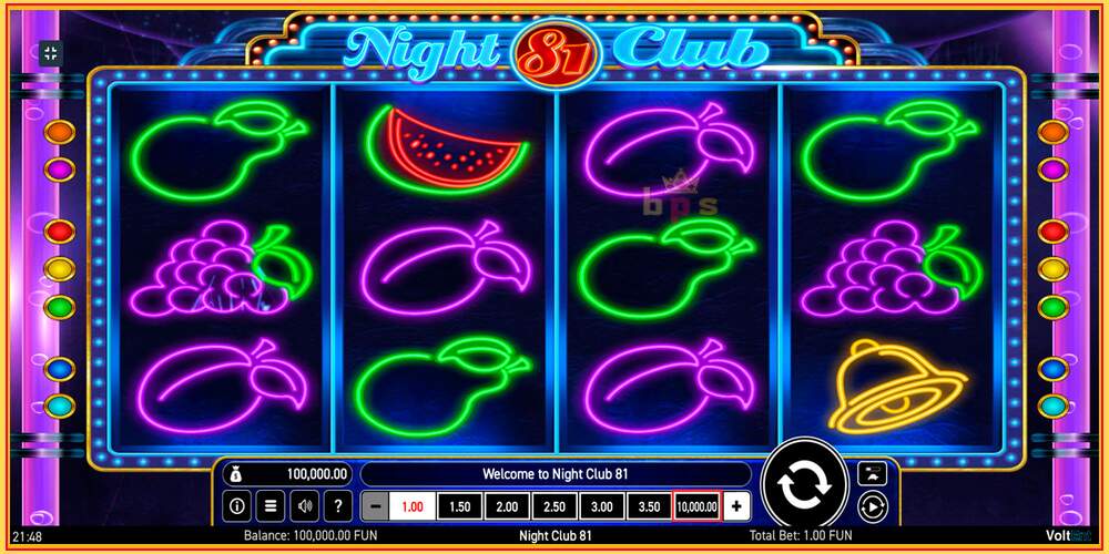 Игровой слот Night Club 81