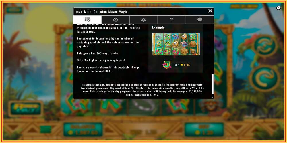 Слот за игра Metal Detector: Mayan Magic