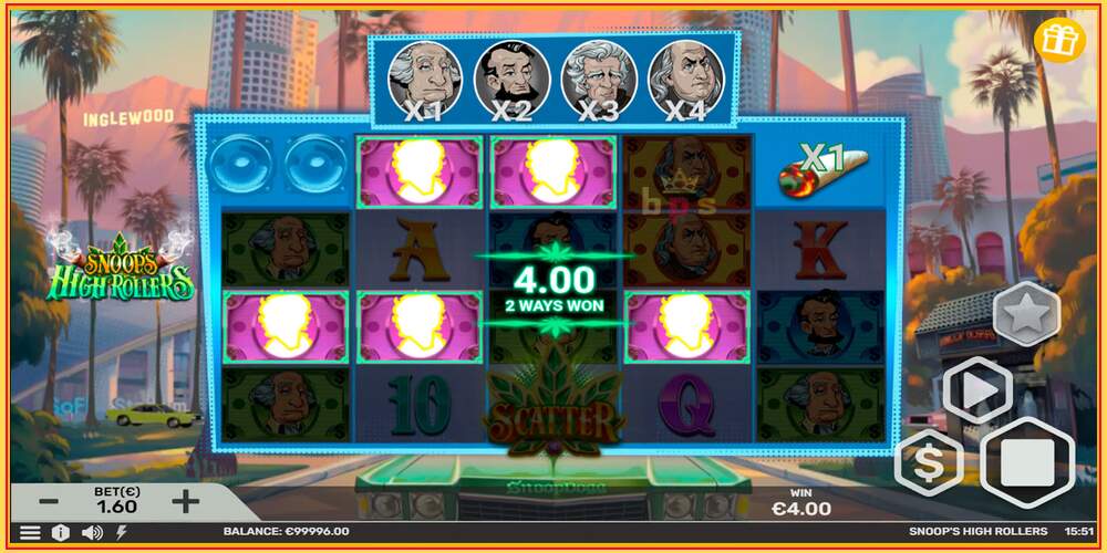 Слот за игра Snoops High Rollers