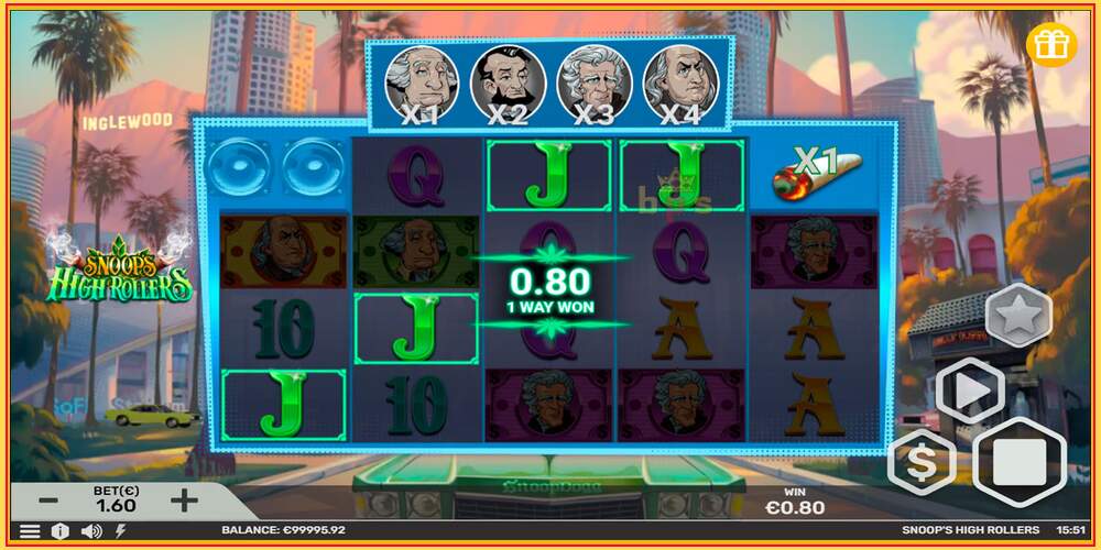 Слот за игра Snoops High Rollers