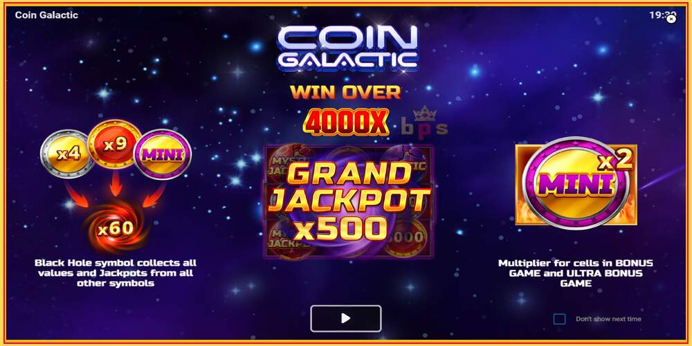 Игровой слот Coin Galactic