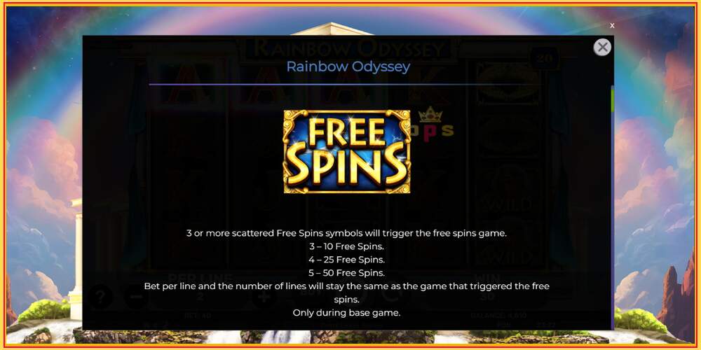 Gniazdo do gry Rainbow Odyssey