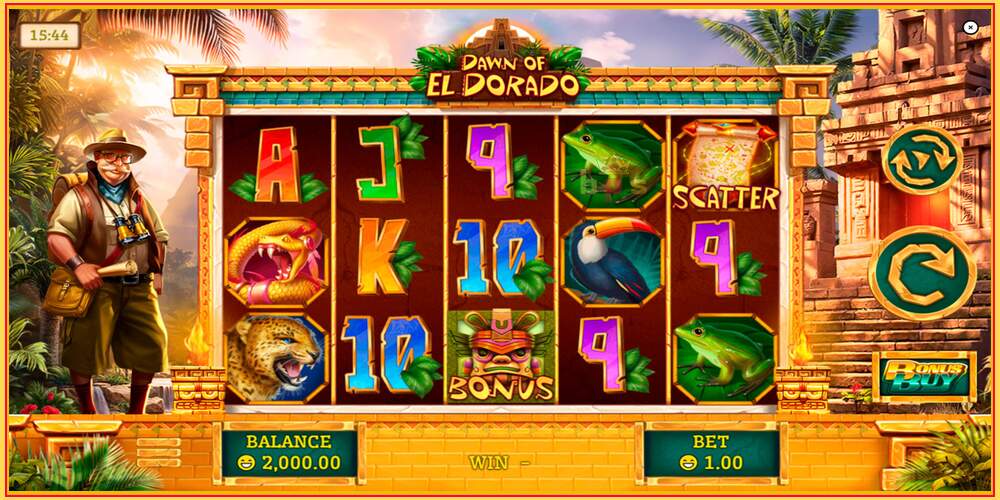 Slot permainan Dawn of El Dorado