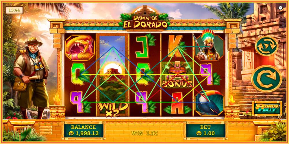 Slot permainan Dawn of El Dorado