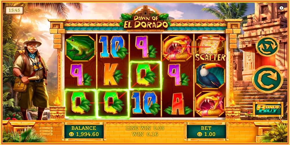 Slot permainan Dawn of El Dorado