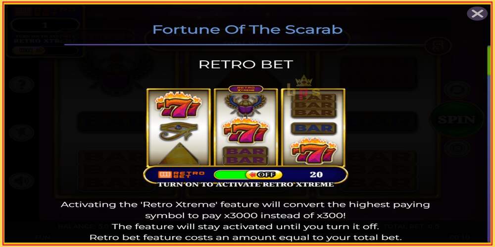 游戏老虎机 Fortune of the Scarab