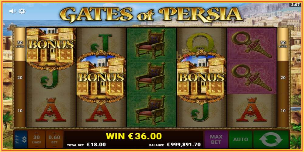 Игровой слот Gates of Persia