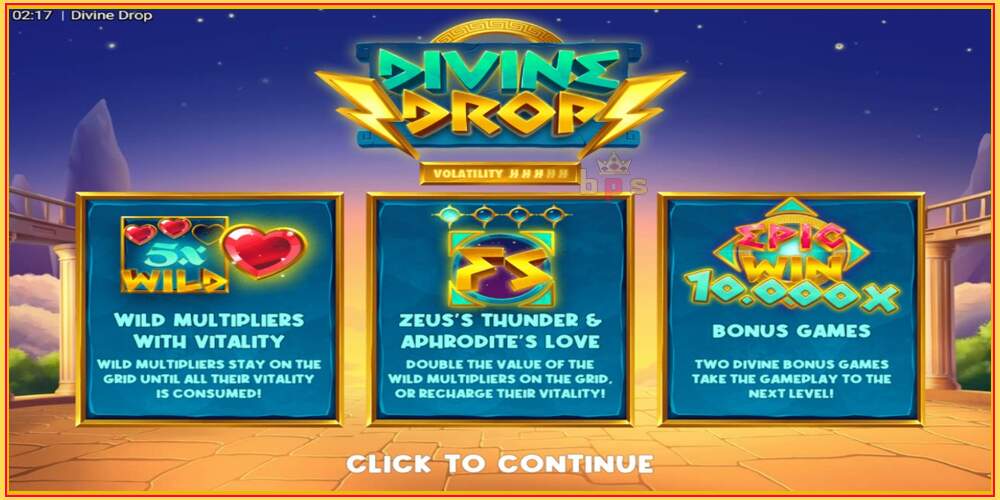 Game slot Divine Drop