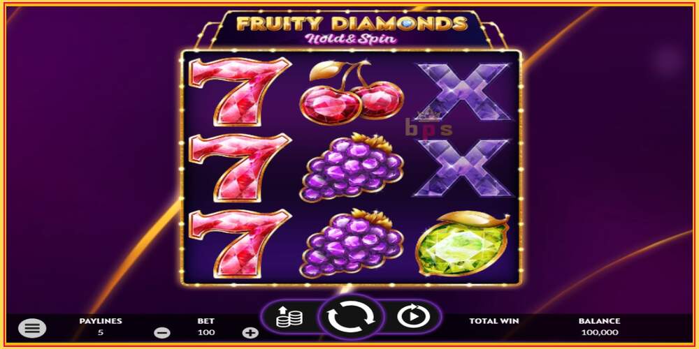 ක්‍රීඩා තව් Fruity Diamonds