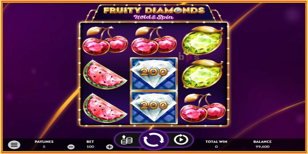 ක්‍රීඩා තව් Fruity Diamonds