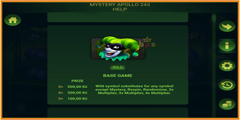 ක්‍රීඩා තව් Mystery Apollo 243