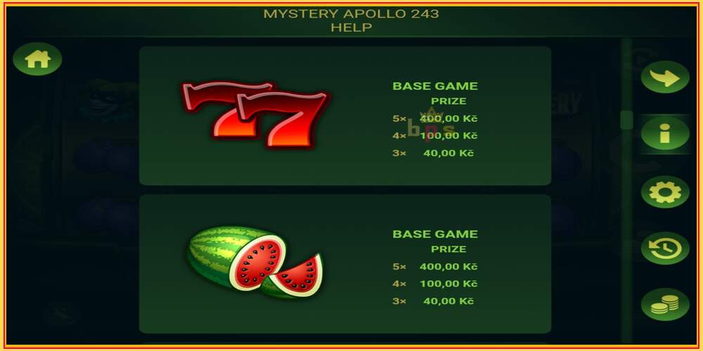 ක්‍රීඩා තව් Mystery Apollo 243