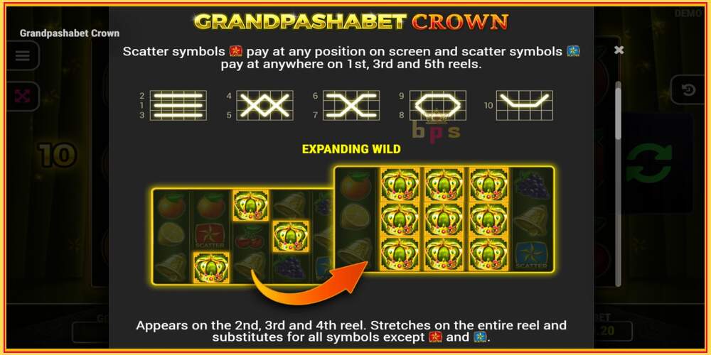 Слот за игра Grandpashabet Crown