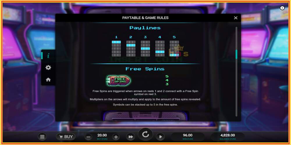 Slot permainan Line Busters Dream Drop