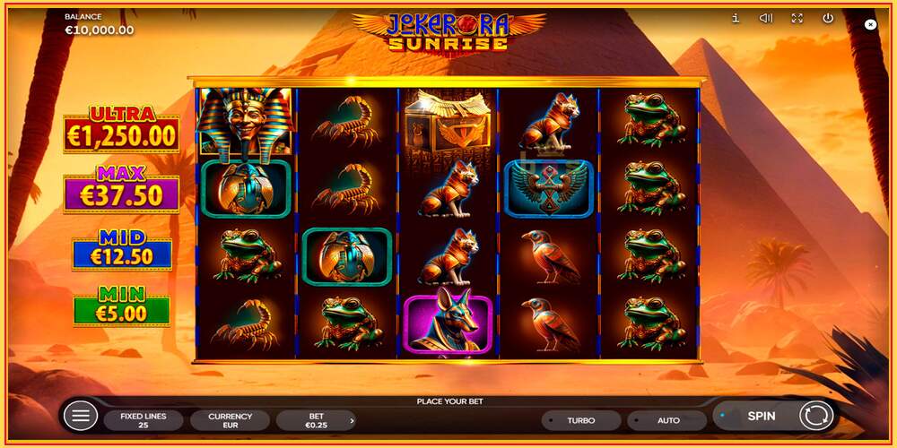 Spil slot Joker Ra: Sunrise