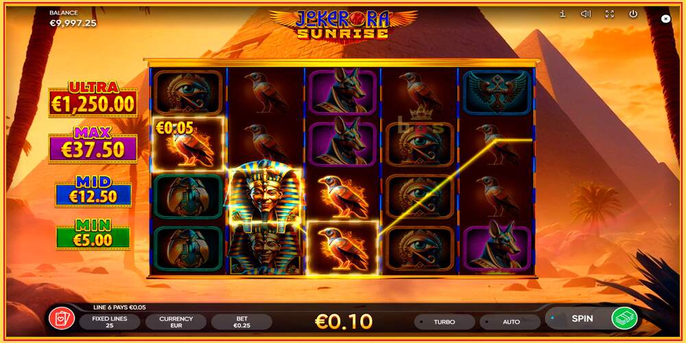 Spil slot Joker Ra: Sunrise