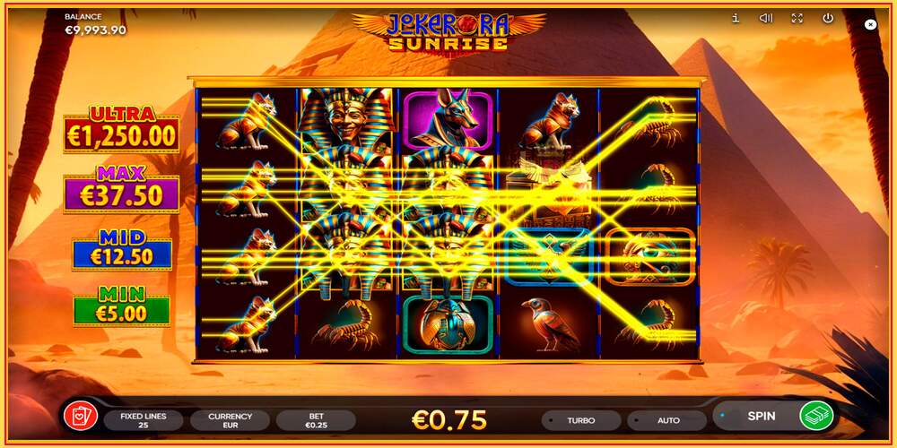 Spil slot Joker Ra: Sunrise