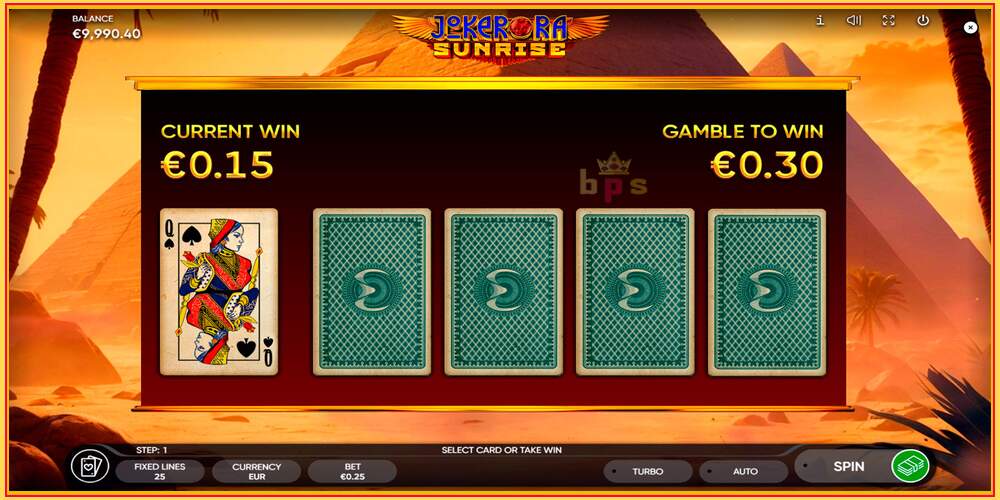 Spil slot Joker Ra: Sunrise