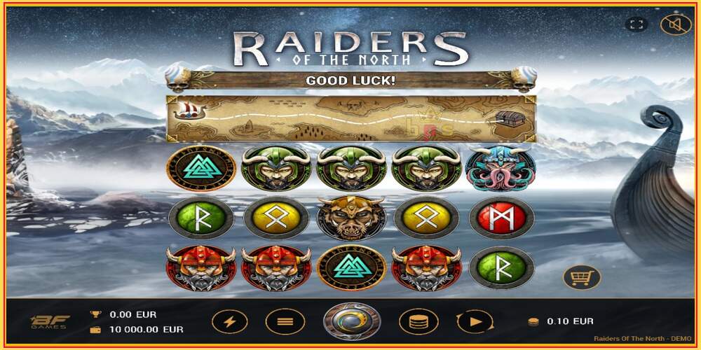 Slot de jogo Raiders of the North