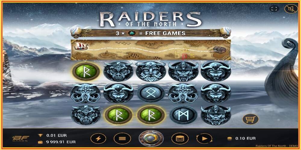 Slot de jogo Raiders of the North