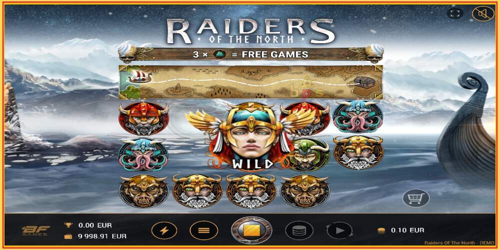 Slot de jogo Raiders of the North