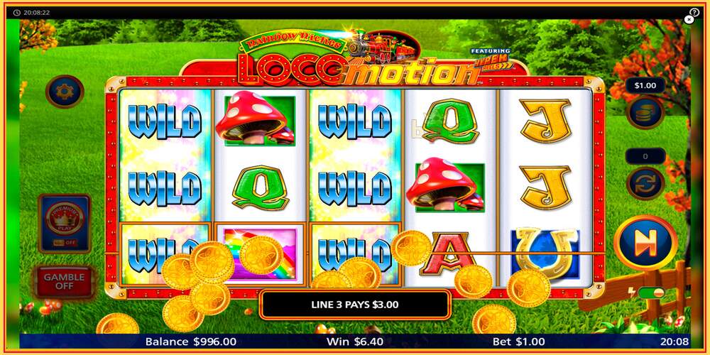 Слот за игра Rainbow Riches Locomotion