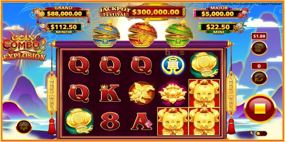 ක්‍රීඩා තව් Coin Combo Explosion Jackpot Festival