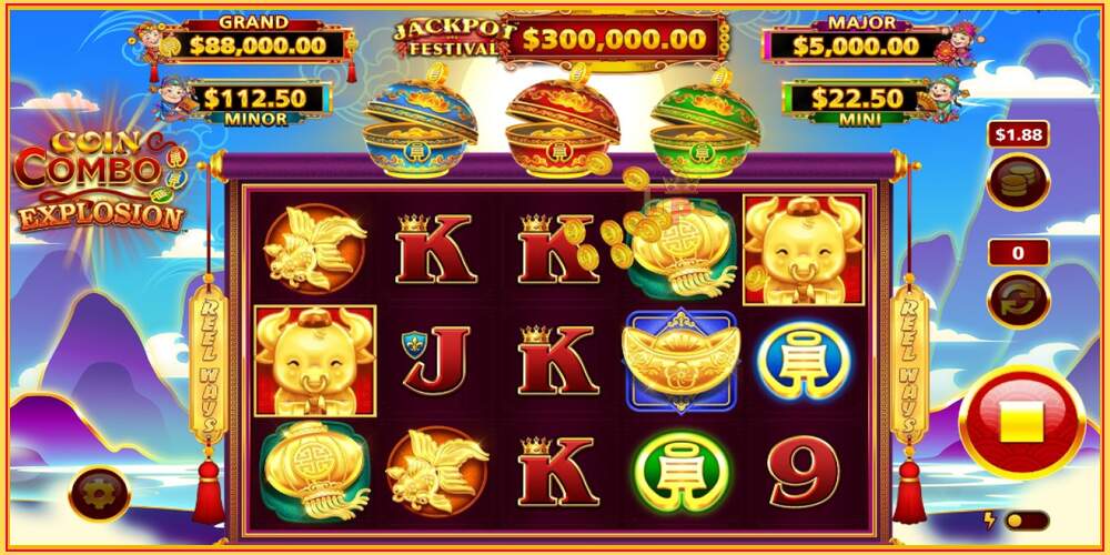 ක්‍රීඩා තව් Coin Combo Explosion Jackpot Festival