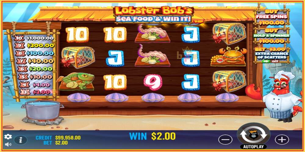 Slot de joc Lobster Bobs Sea Food & Win It