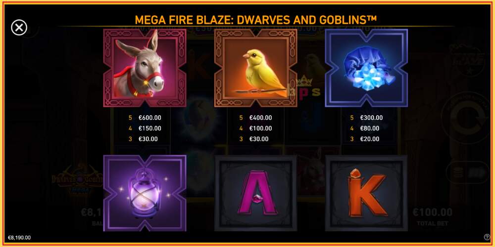 Spielautomat Mega Fire Blaze: Dwarves & Goblins