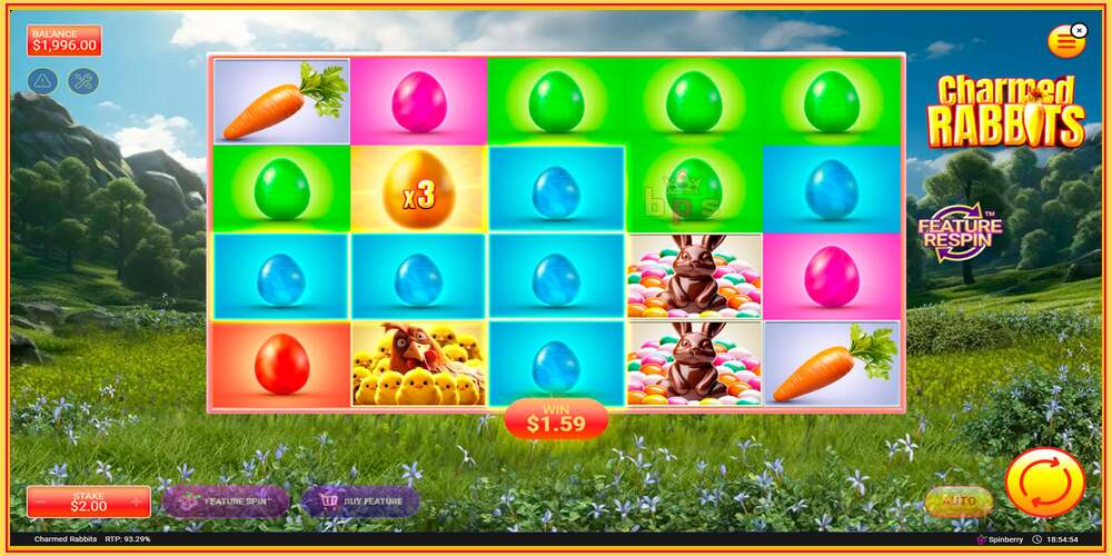 Slot di gioco Charmed Rabbits