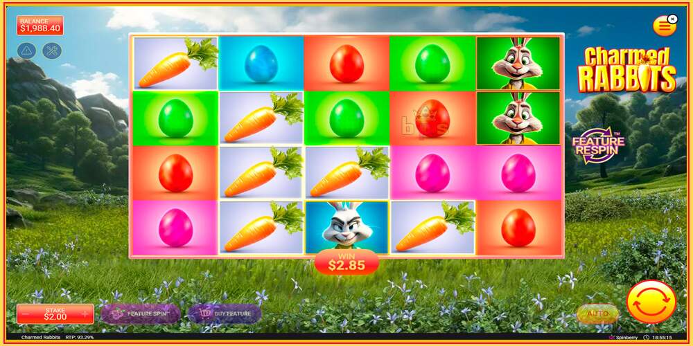 Spēles slots Charmed Rabbits