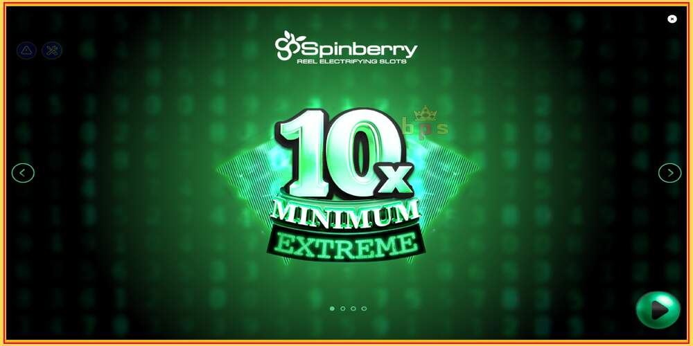 Слот за игра 10x Minimum Extreme