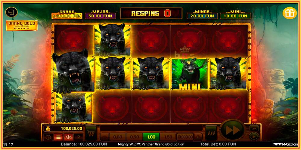 Machine à sous de jeu Mighty Wild: Panther Grand Gold Edition