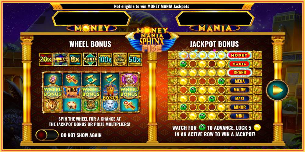 Oyun yuvası Money Mania Sphinx Fire