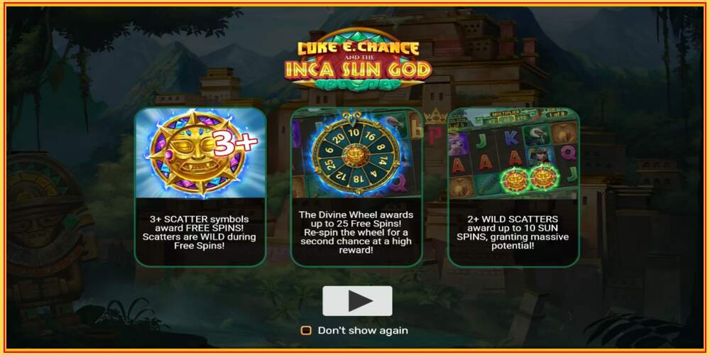 Слот за игра Luke E. Chance and the Inca Sun God