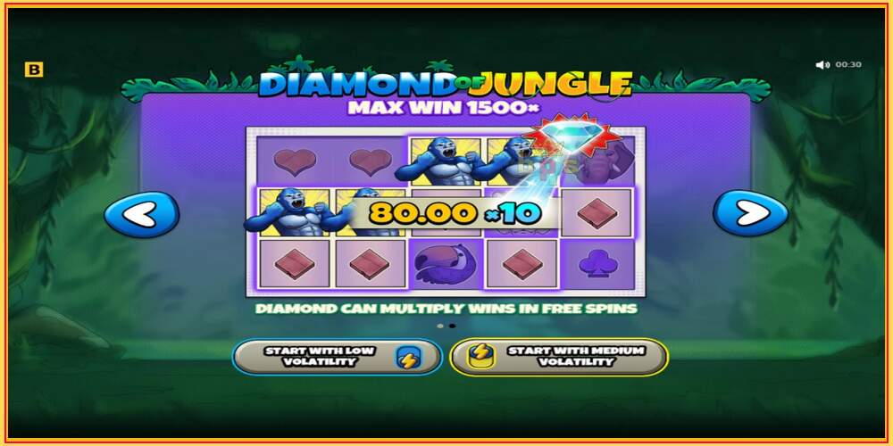 משבצת משחק Diamond of Jungle