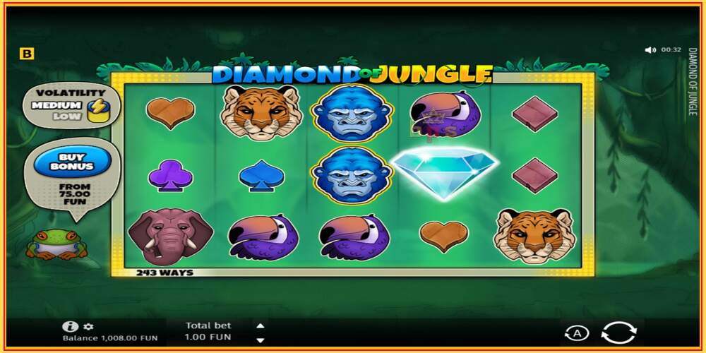 খেলার স্লট Diamond of Jungle