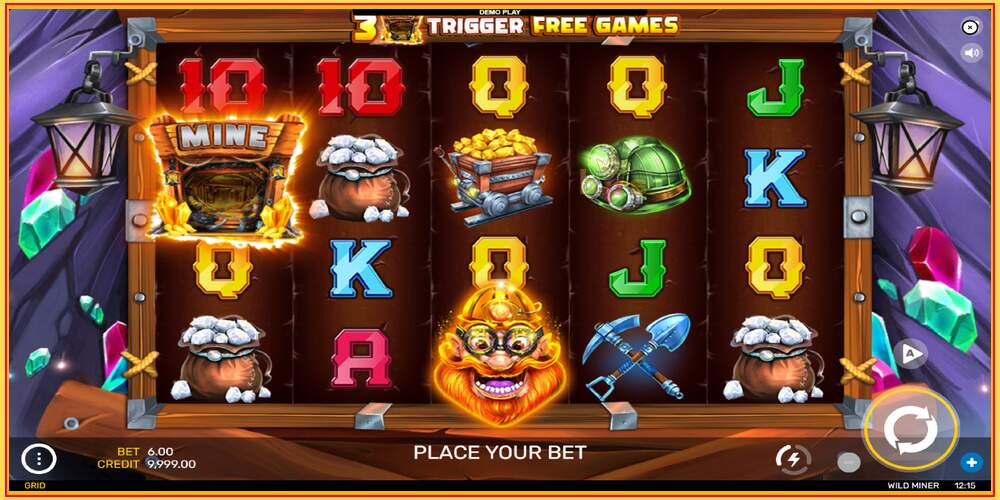 Slot de joc Wild Miner