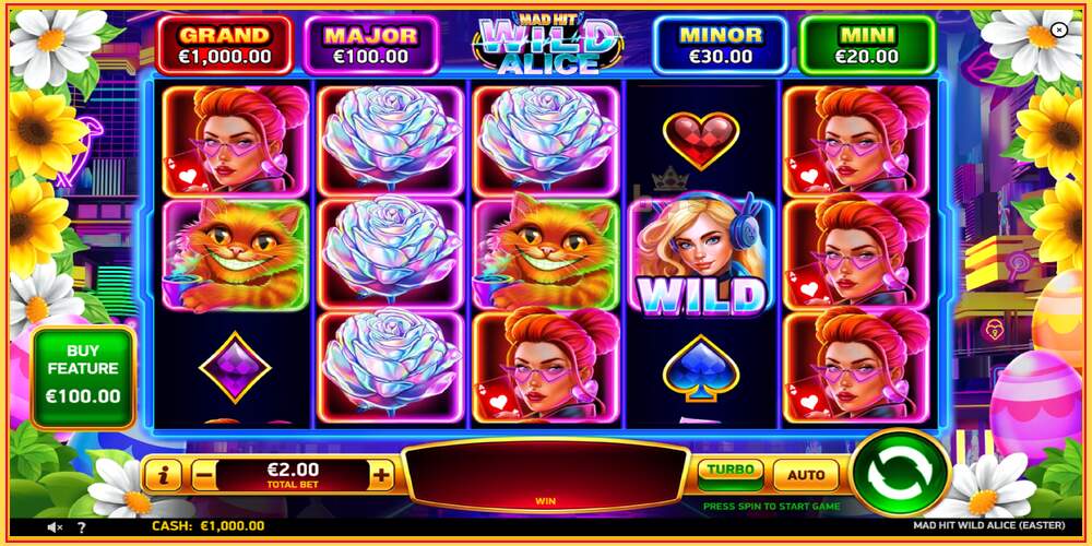 Spielautomat Mad Hit Wild Alice Easter