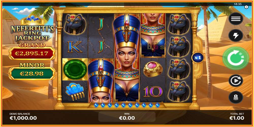 Oyun yuvası Nefertitis Ring Jackpot