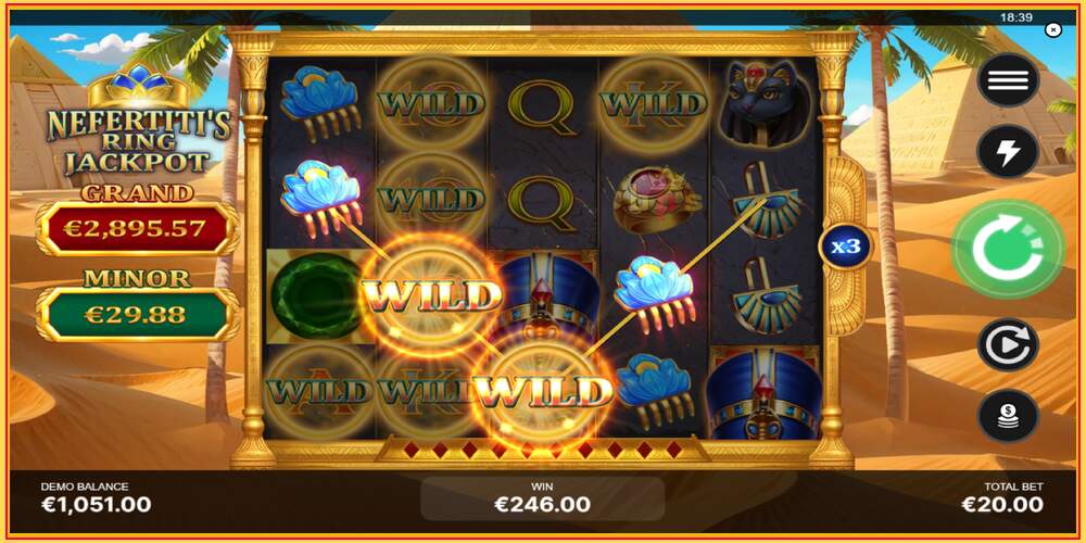 Oyun yuvası Nefertitis Ring Jackpot