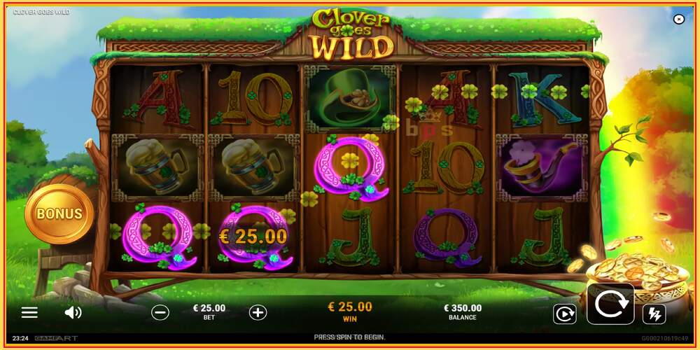 Game slot Clover Goes Wild