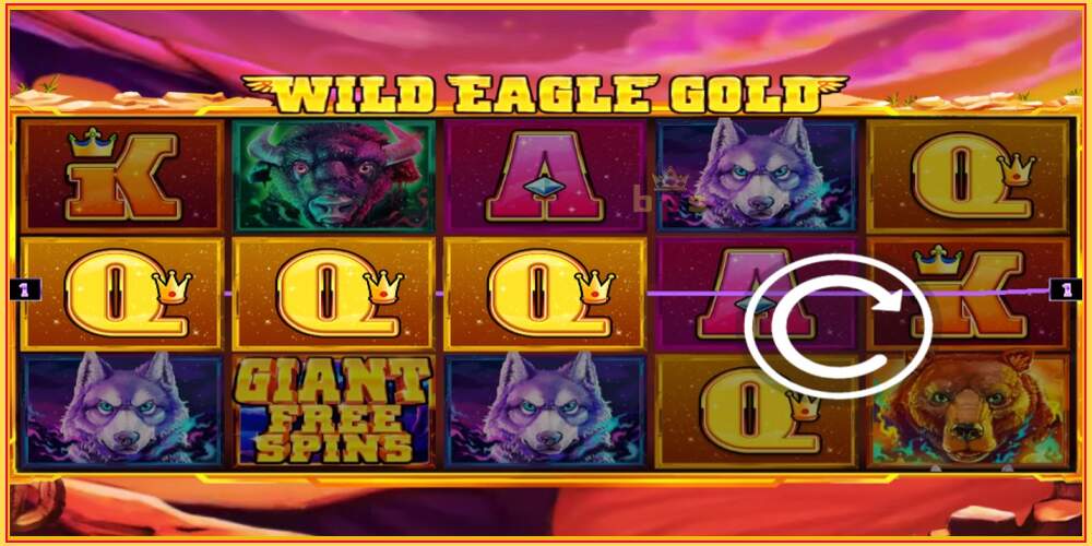 Slot permainan Wild Eagle Gold