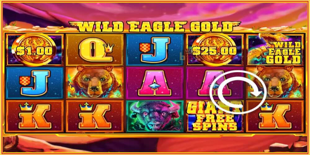 Slot permainan Wild Eagle Gold