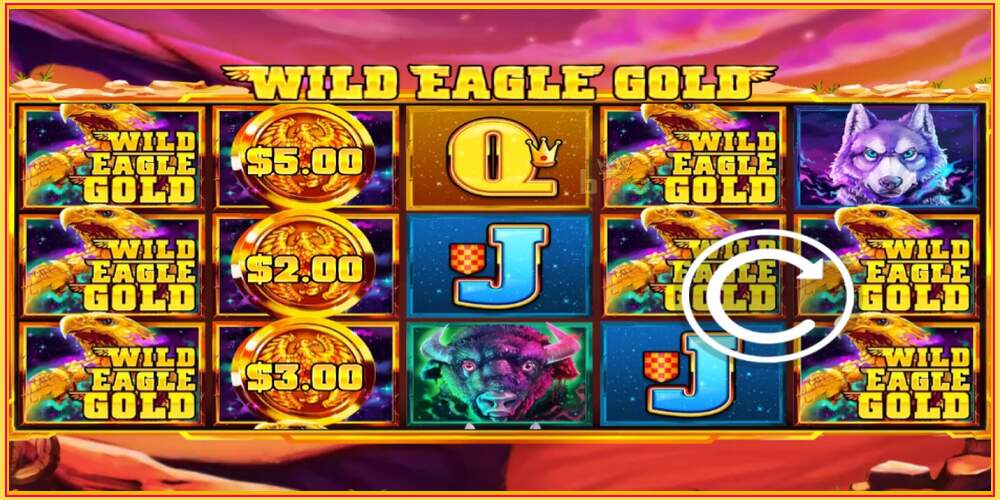 Slot permainan Wild Eagle Gold