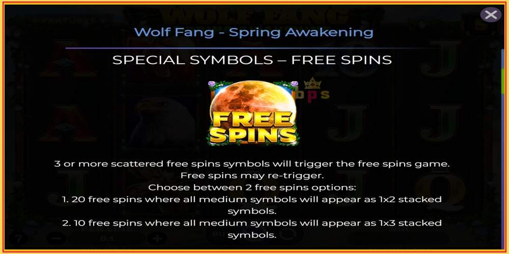 খেলার স্লট Wolf Fang - Spring Awakening