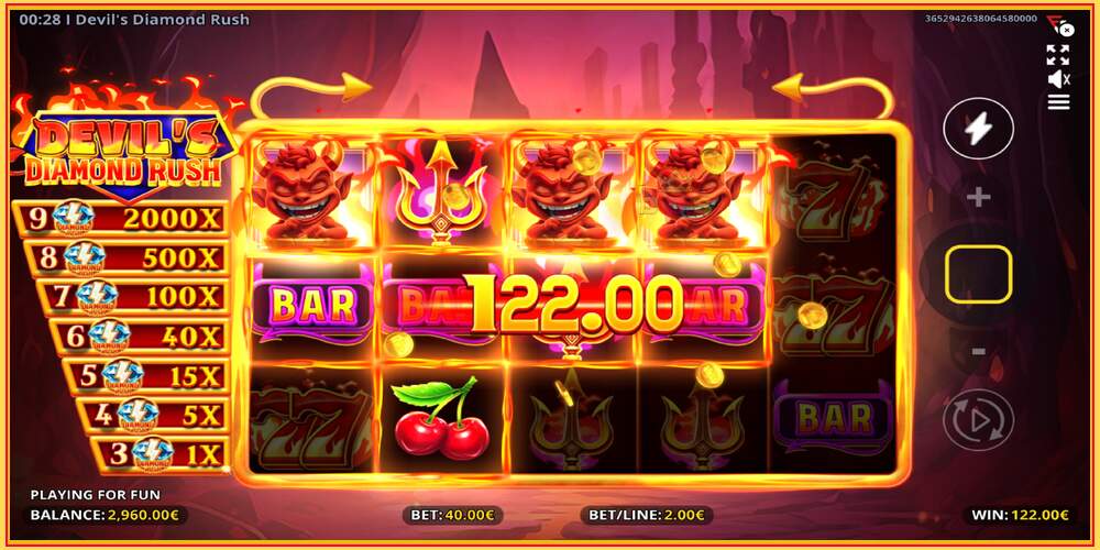 Spielautomat Devils Diamond Rush